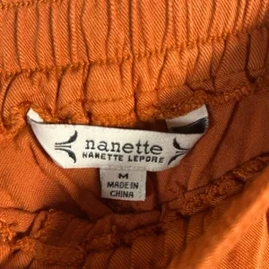 Nanette‎ Lepore Women's Rust Burnt Orange Lyocell Jogger Pants Size Medium thumbnail 4