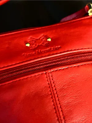 Stone Mountain Red Quilted Crossbody Bag with Heart Charm thumbnail 8