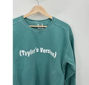 Comfort Colors Taylor Swift (Taylor's Version) Crewneck Pullover Sweatshirt Sz M thumbnail 3