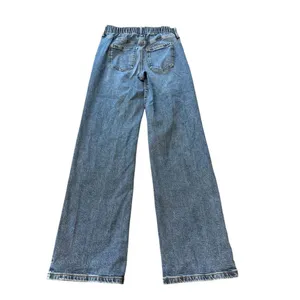 No Boundaries Womens Jeans Medium Wash Size XS High Rise Baggy Wide Leg thumbnail 3
