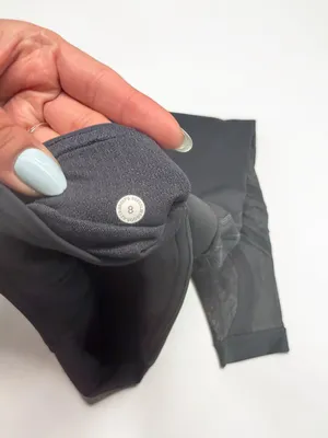 Lululemon Reveal Tight Digirender 25" Graphite Grey Mesh‎ Lace Leggings thumbnail 5