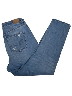 American Eagle Women's 8 Distressed High Rise Mom Jean thumbnail 3