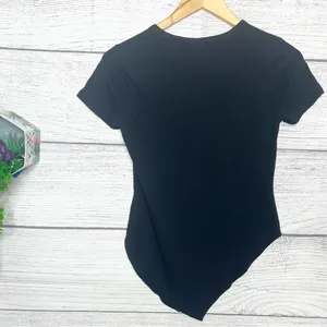 Forever 21 Black Short Sleeve Bodysuit Size Medium thumbnail 7