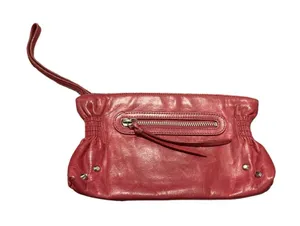 banana republic‎ Leather Wristlet Fushia CP thumbnail 1
