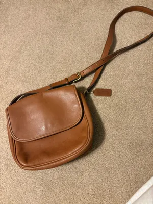 Vintage Coach Leather Brown Bag thumbnail 4