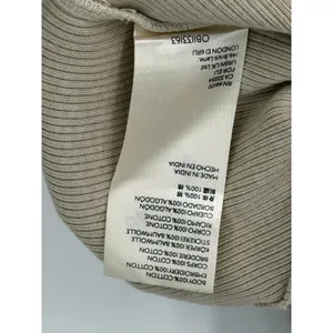 Free People L tank top Great Expectations ribbed knit embroidered cross stich thumbnail 8