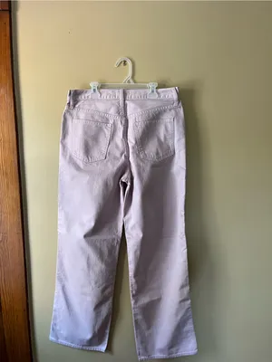 Uniqlo Wide-Leg Women’s Jeans in Soft Lavender thumbnail 5