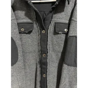Free People Ruby Jacket Washed‎ Black Oversized Women's Size Small thumbnail 9