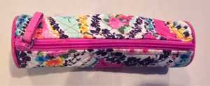 Vera Bradley | Wildflower Paisley, On A Roll cosmetic case. thumbnail 1