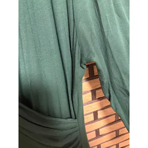 Coldwater Creek Green‎ Wrap Style Dress SIze 14 thumbnail 4