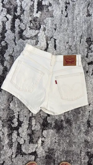 Levi’s 501 Denim Shorts Cream thumbnail 2