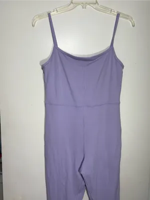 Wilfred Free Aritzia Divinity Jumpsuit Lilac Purple Spaghetti Strap Unitard XL thumbnail 4