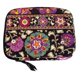 Vera Bradley Rhythm and Blues Quilted Tablet Sleeve Case Floral Purple thumbnail 1