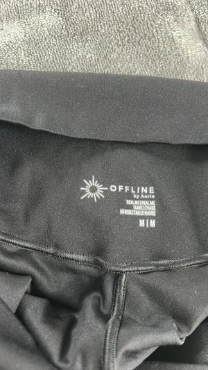 Aerie Leggings OFFLINE by High-Waisted Crossover Flare Black thumbnail 9