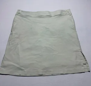 Tall Girl Women’s Size 16 Sage Gray Stretch Cotton Blend Side Slit Skirt thumbnail 1