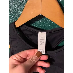 Lululemon High Neck Black Bra Size 4 thumbnail 2