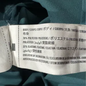 Abercrombie and Fitch YPB sculptLUX 7/8-Length Leggings Teal Women’s Small thumbnail 3