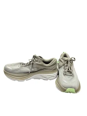 Hoka Bondi 8 wms gray green casual athletic running sneakers sz 9B SKU 10-209 thumbnail 2
