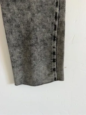 Free People FP Movement Sideline Crop Sweatpants Small Gray Acid Wash Size Small thumbnail 4