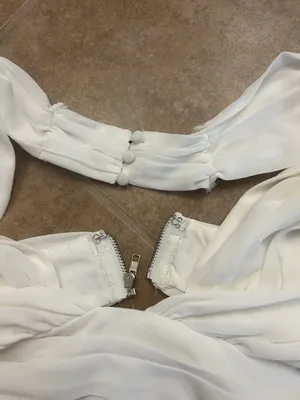 The Clothing Company White Chiffon ruffled Skort Dress/backless thumbnail 4
