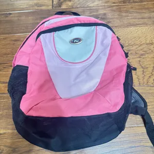 California Pak Pink Black Backpack Air Flow System School‎ Travel Bag. DEADSTOCK thumbnail 1