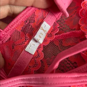 Savage X Fenty Pink Lace Bodysuit thumbnail 2