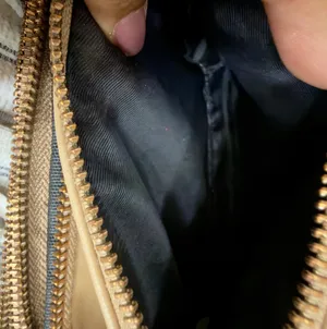 Target Two piece beige vegan pleather purse thumbnail 4