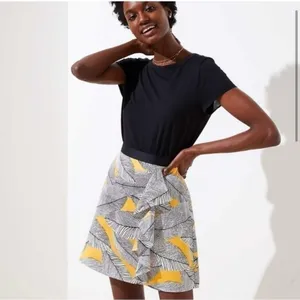 Loft Fern Cascade Ruffle Skirt thumbnail 2