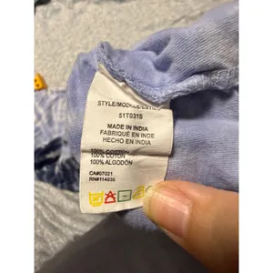 RD Style Size Small Woman Blue Tie Dye Short Sleeve Shirt Boxy Contemporary thumbnail 5