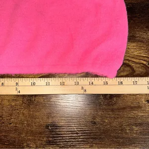 Free People x Intimately FP Top Womens Large Pink Warm Fluff Crop Top Y2K Knit thumbnail 8