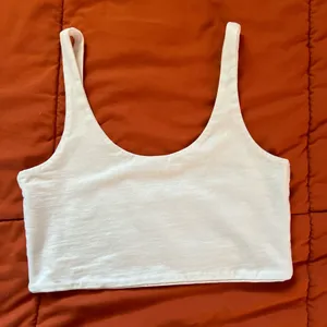 White Crop Top Cotton On Tank thumbnail 1
