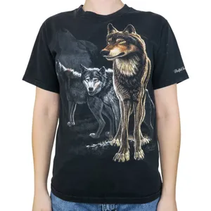 Anvil Vintage 90s Wolf Pack Nature Shirt thumbnail 1