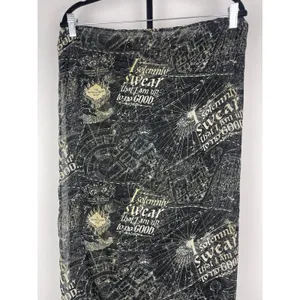 Harry‎ Potter Marauders Map Black Tan Infinity Sheer Scarf by Bioworld OS thumbnail 5