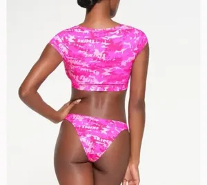 SKIMS Pink Bikini Set M thumbnail 2