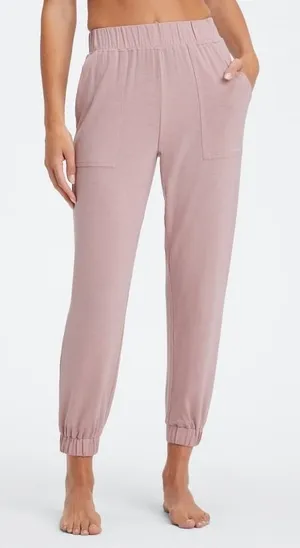 Fabletics Joggers Women XS Mauve‎ Cashel Soft Knit Tencel Lounge Pants PT2149967 thumbnail 1