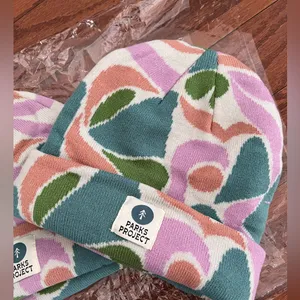 Free People x Parks Project Zion Narrows Intarsia Beanie thumbnail 4