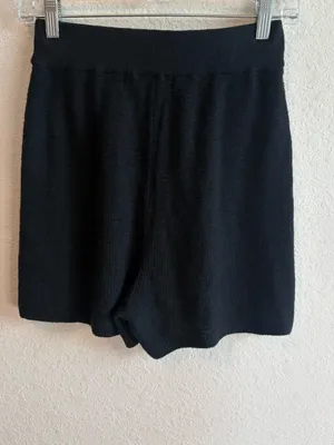 Free People Beach Black Knit Shorts thumbnail 2