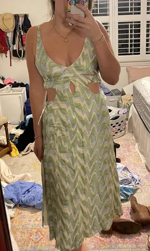 For Love And Lemons Yori Midi Dress thumbnail 1