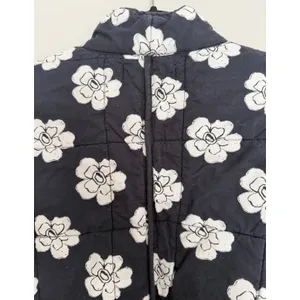 Free People Chloe Floral Quilted Jacket Night Blooms Women's Size Small thumbnail 4