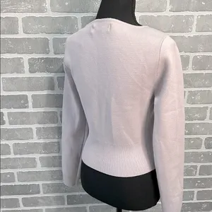 NWT Abercrombie & Fitch Ribbed Slim Corset Sweater‎ Women’s Size Medium thumbnail 7