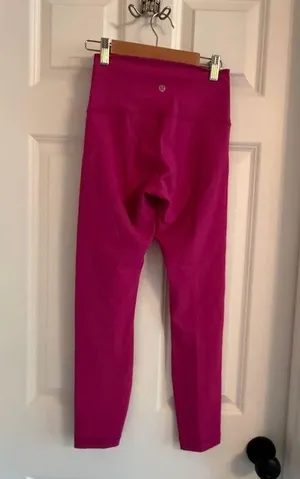 Lululemon Wunder Train Leggings in Ripened Raspberry | Size 4 thumbnail 6