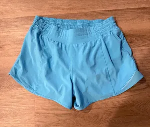 lululemon athletica Sky Blue Women's Athletic Shorts thumbnail 1