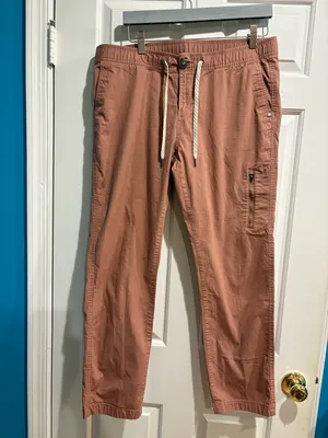Vuori Womens ripstop pants sz XL terracotta thumbnail 3