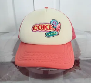 American Eagle “COKE” Patches Pink Mesh Cap - Like New thumbnail 1