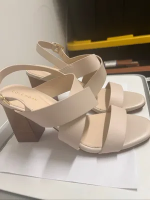 Cole Haan Women’s Cynthia Block Heel Sandal Beige Size 9B thumbnail 12
