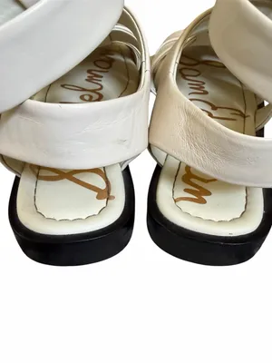 SAM EDELMAN Dawn Fisherman Flat Sandals Cream 6.5 thumbnail 7