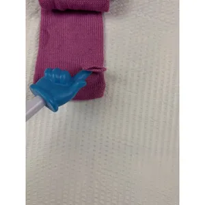 Nike Knit Gauntlet Purple Cable Knit Arm Warmers Fingerless Gloves One Size NWT thumbnail 5