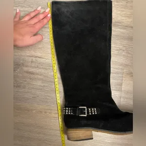 KELSI DAGGER GENUINE SUEDE SPIKED BOOTS 8.5 thumbnail 9