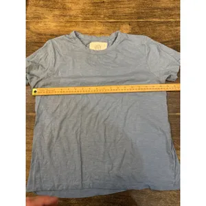 Print Fresh Blue‎ Pajama Top T Shirt Size Medium Cozy Comfy thumbnail 5