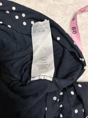 Esprit large Maternity & Nursing Navy Blue Polka Dot Midi Dress thumbnail 9